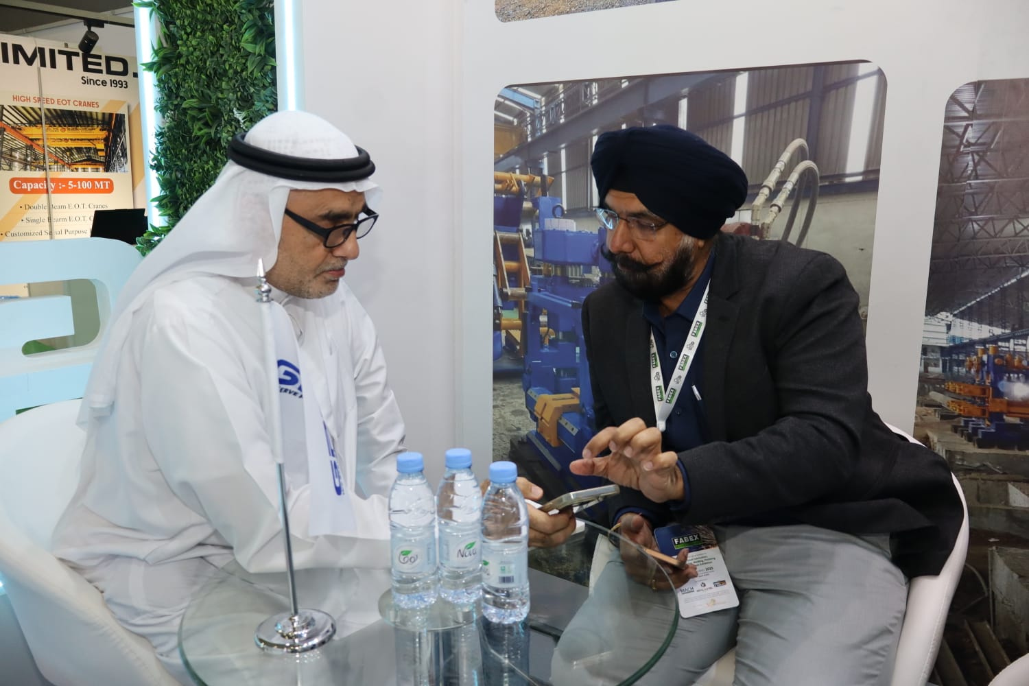 Avtar Singh Manku GPRM founder meeting with global industry leaders at FABEX exhibition